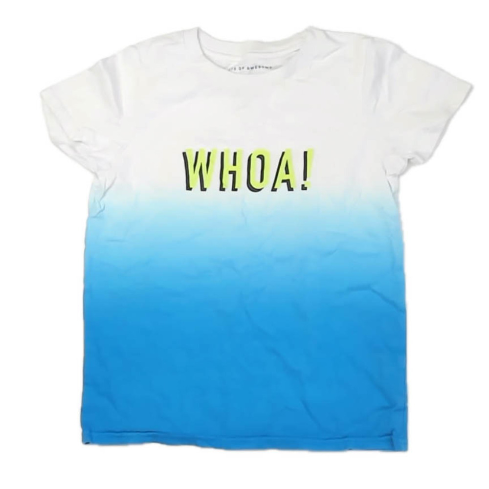 Rockets Of Awesome Boys White | Blue T-Shirt size: 8 Years